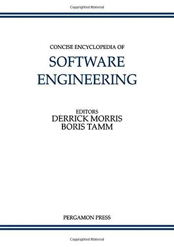 Book Concise Encyclopedia of Software Engineering free