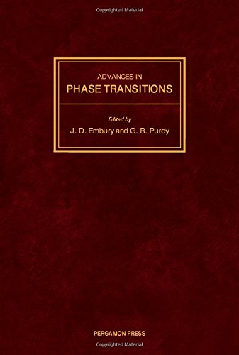 Book Advances in Phase Transitions: Proceedings of the International Symposium Held at McMaster University, Ontario, Canada, 22-23 October 1987 free