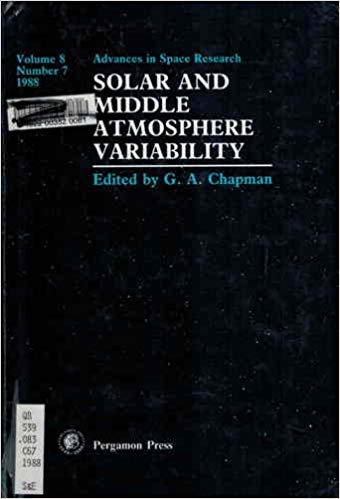 Book Solar And Middle Atmosphere Variability free