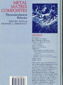 Book Metal Matrix Composites: Thermomechanical Behavior free