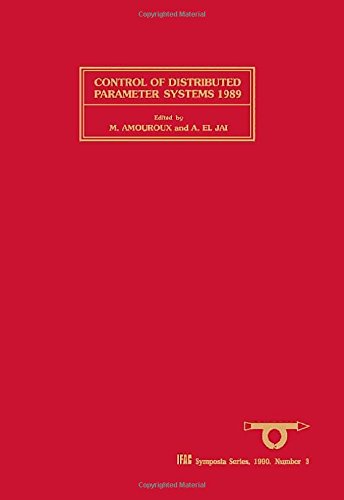 Book Control Of Distributed Parameter Systems 1989 free