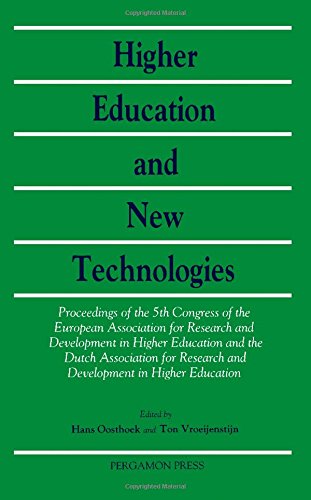Book Higher Education and New Technologies: Proceedings of the 5th Congress of the European Association for Research and Development (Eardhe and the Dut) free