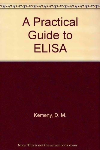 Book A Practical Guide To Elisa free