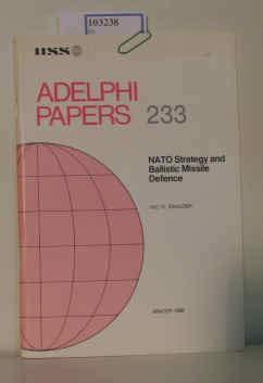 Book Nato Strategy And Ballistic Missile Defense (adelphi Papers) free