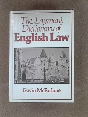 Book Layman's Dictionary of English Law free