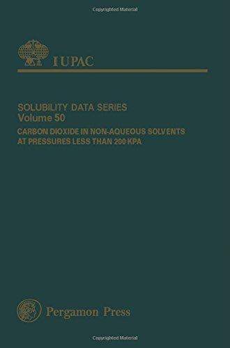 Book Carbon Dioxide In Non-aqueous Solvents At Pressures Less Than 200 Kpa free