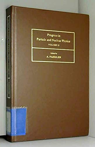 Book Progress In Particle And Nuclear Physics free