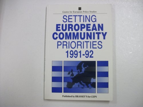 Book Setting European Community Priorities, 1991-92 free