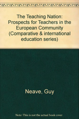 Book The Teaching Nation: Prospects For Teachers In The European Community free
