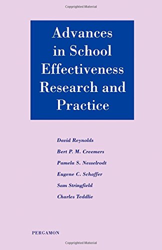 Book Advances in School Effectiveness Research and Practice free