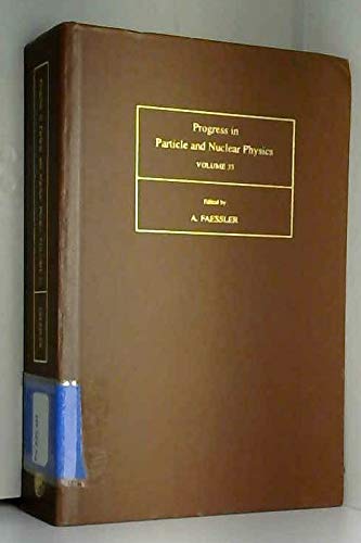 Book Progress In Particle And Nuclear Physics (progress In Particle & Nuclear Physics) free
