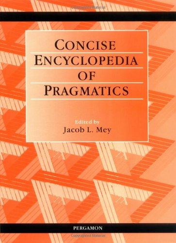 Book Concise Encyclopedia of Pragmatics free
