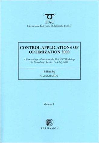 Book Control Applications of Optimization 2000 (IFAC Proceedings Volumes) free