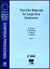 Book Thin Film Materials For Large Area Electronics, Volume 80 (european Materials Research Society Symposia Proceedings) free