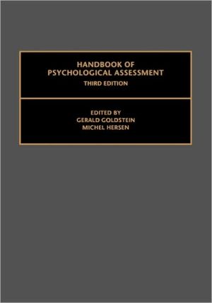 Book Handbook of Psychological Assessment free