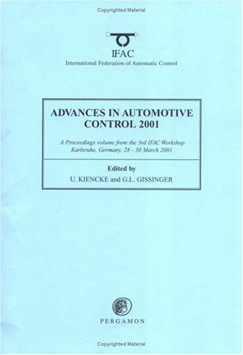 Book Advances In Automotive Control 2001 (ifac Workshop Series) free