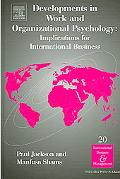 Book Developments in Work and Organizational Psychology, Volume 20: Implications for International Business (International Business and Management) free