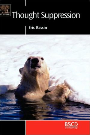 Book Thought Suppression (BRAT Series in Clinical Psychology) free