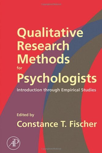 Book Qualitative Research Methods for Psychologists: Introduction through Empirical Studies free
