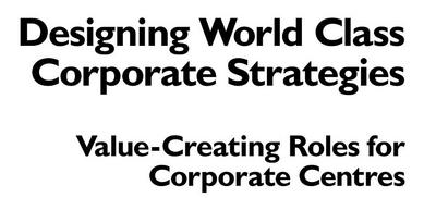 Book Designing World Class Corporate Strategies free