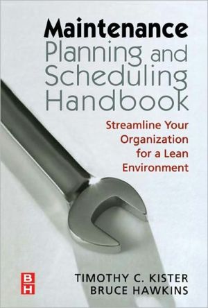 Book Maintenance Planning and Scheduling free