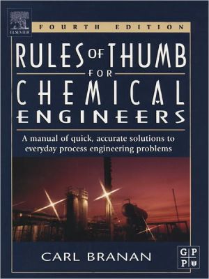 Book Rules of Thumb for Chemical Engineers free