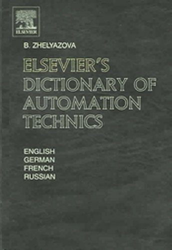 Book Elsevier's Dictionary of Automation Technics: In English, German, French and Russian free
