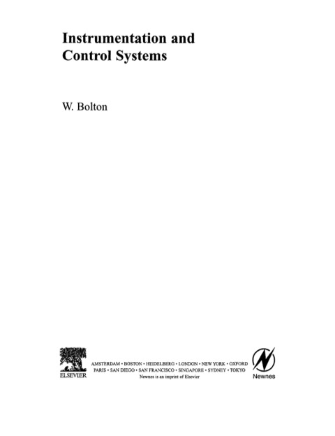 Book Instrumentation and Control Systems free