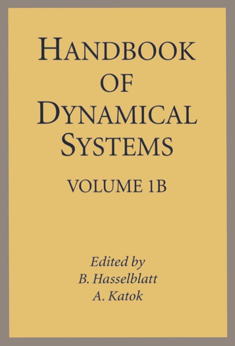 Book Handbook of Dynamical Systems: Volume 1B free