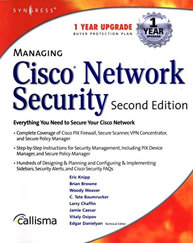 Book Managing Cisco Network Security free