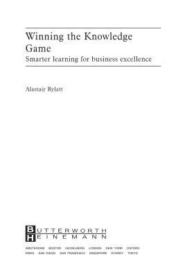 Book Winning The Knowledge Game free