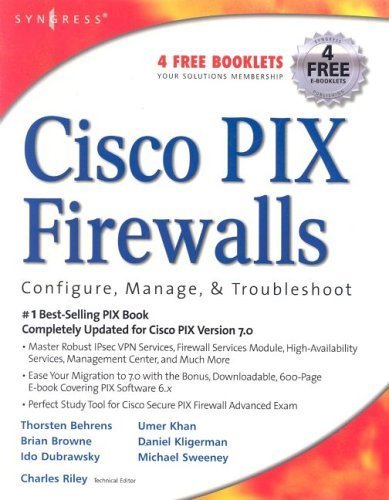 Book Cisco PIX Firewalls: Configure / Manage / Troubleshoot free