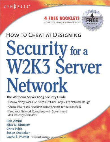 Book How to Cheat at Designing Security for a Windows Server 2003 Network free