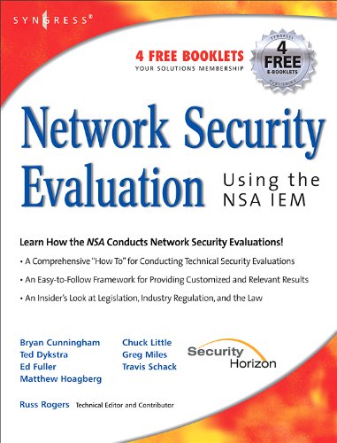 Book Network Security Evaluation Using the NSA IEM free
