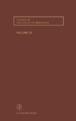 Book Advances in the Study of Behavior (ISSN Book 32) free