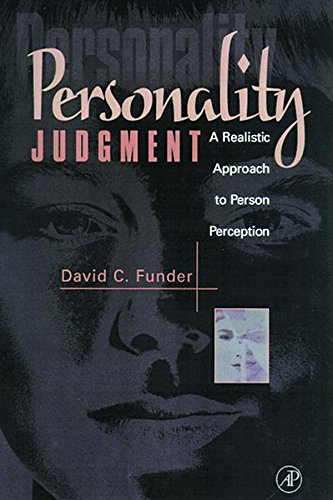Book Personality Judgment: A Realistic Approach to Person Perception free