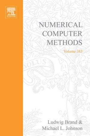 Book Numerical Computer Methods, Part D free
