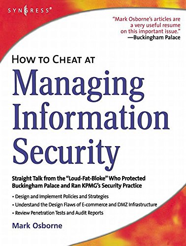 Book How to Cheat at Managing Information Security free
