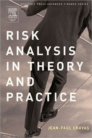 Book Risk Analysis in Theory and Practice (Academic Press Advanced Finance) free