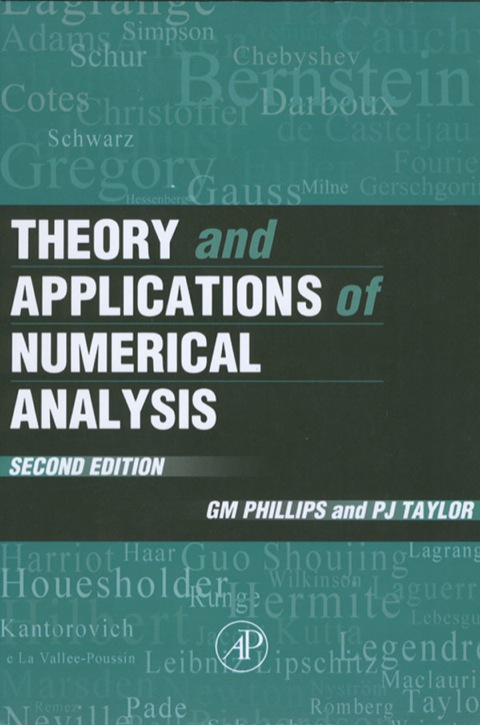 Book Theory and Applications of Numerical Analysis free