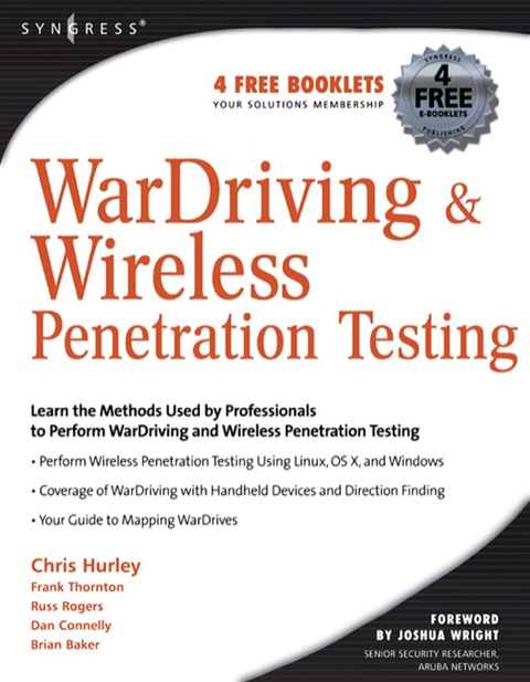 Book WarDriving and Wireless Penetration Testing free