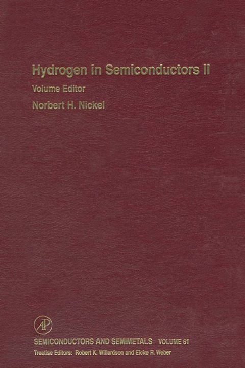 Book Hydrogen in Semiconductors II (ISSN Book 61) free
