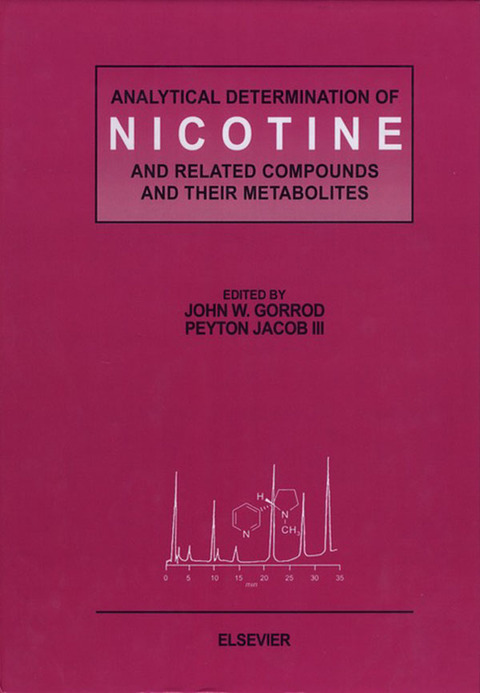 Book Analytical Determination of Nicotine and Related Compounds and their Metabolites free