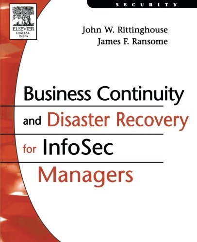 Book Business Continuity and Disaster Recovery for InfoSec Managers free