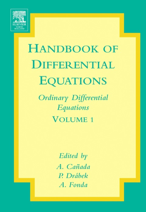 Book Handbook of Differential Equations: Ordinary Differential Equations (ISSN 1) free