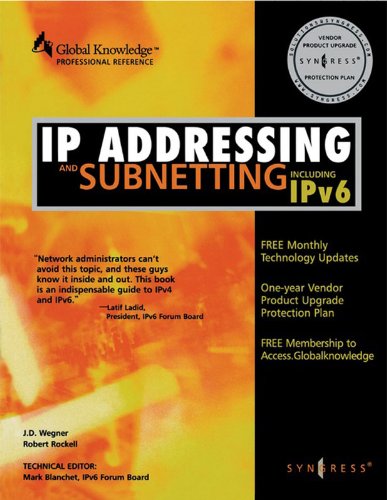 Book IP Addressing and Subnetting INC IPV6: Including IPv6 free