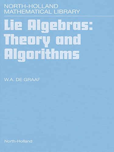 Book Lie Algebras: Theory and Algorithms: THEORY AND ALGORITHMSNORTH HOLLAND MATHEMATICAL LIBRARY VOLUME 56 (ISSN) free