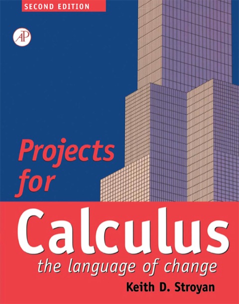Book Projects for Calculus free