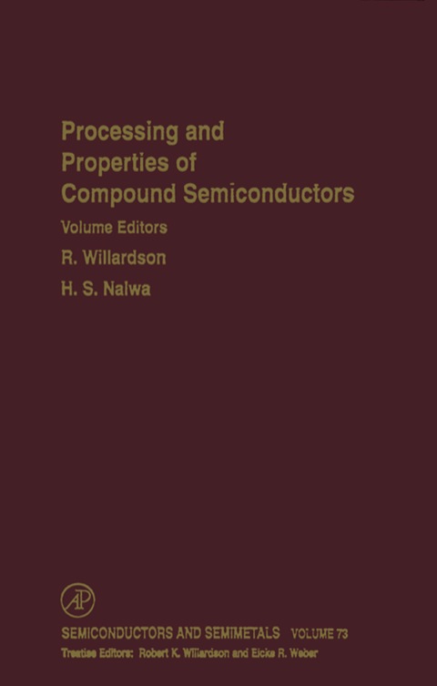 Book Processing and Properties of Compound Semiconductors free