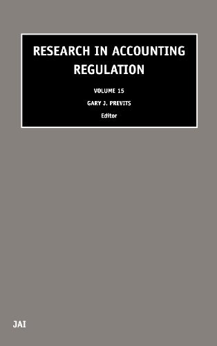 Book Research in Accounting Regulation (ISSN Book 15) free